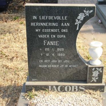 JACOBS Fanie 1925-1993