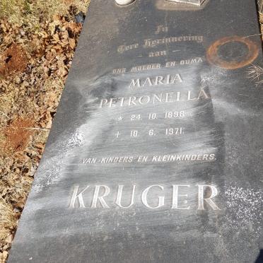 KRUGER Maria Petronella 1898-1971
