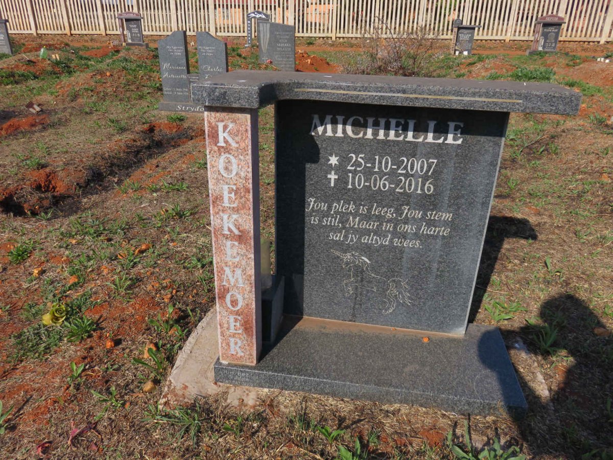 KOEKEMOER Michelle 2007-2016