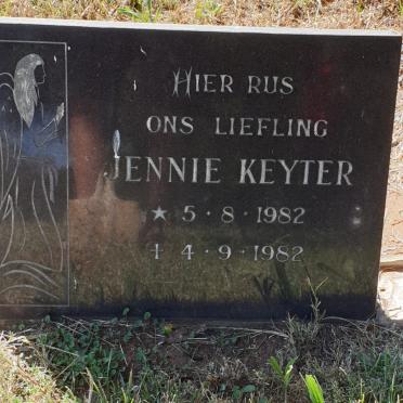 KEYTER Jennie 1982-1982