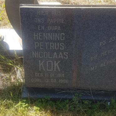 KOK Henning Petrus Nicolaas 1914-1986