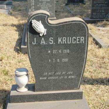 KRUGER J.A.S. 1910-1981