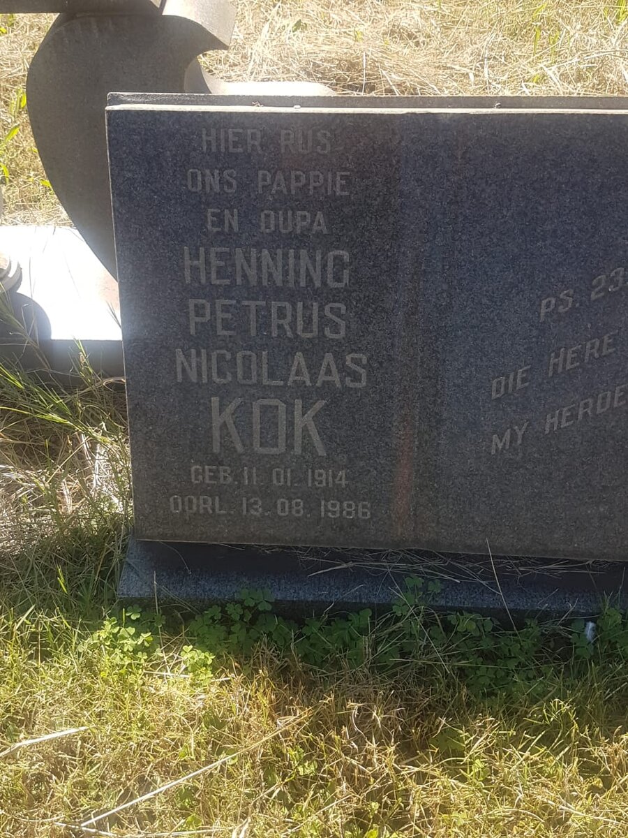 KOK Henning Petrus Nicolaas 1914-1986