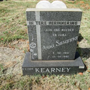 KEARNEY Anna Susanna 1931-1992