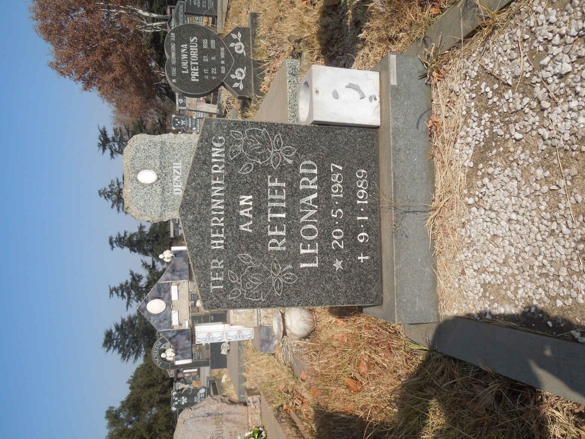 LEONARD Retief 1987-1989