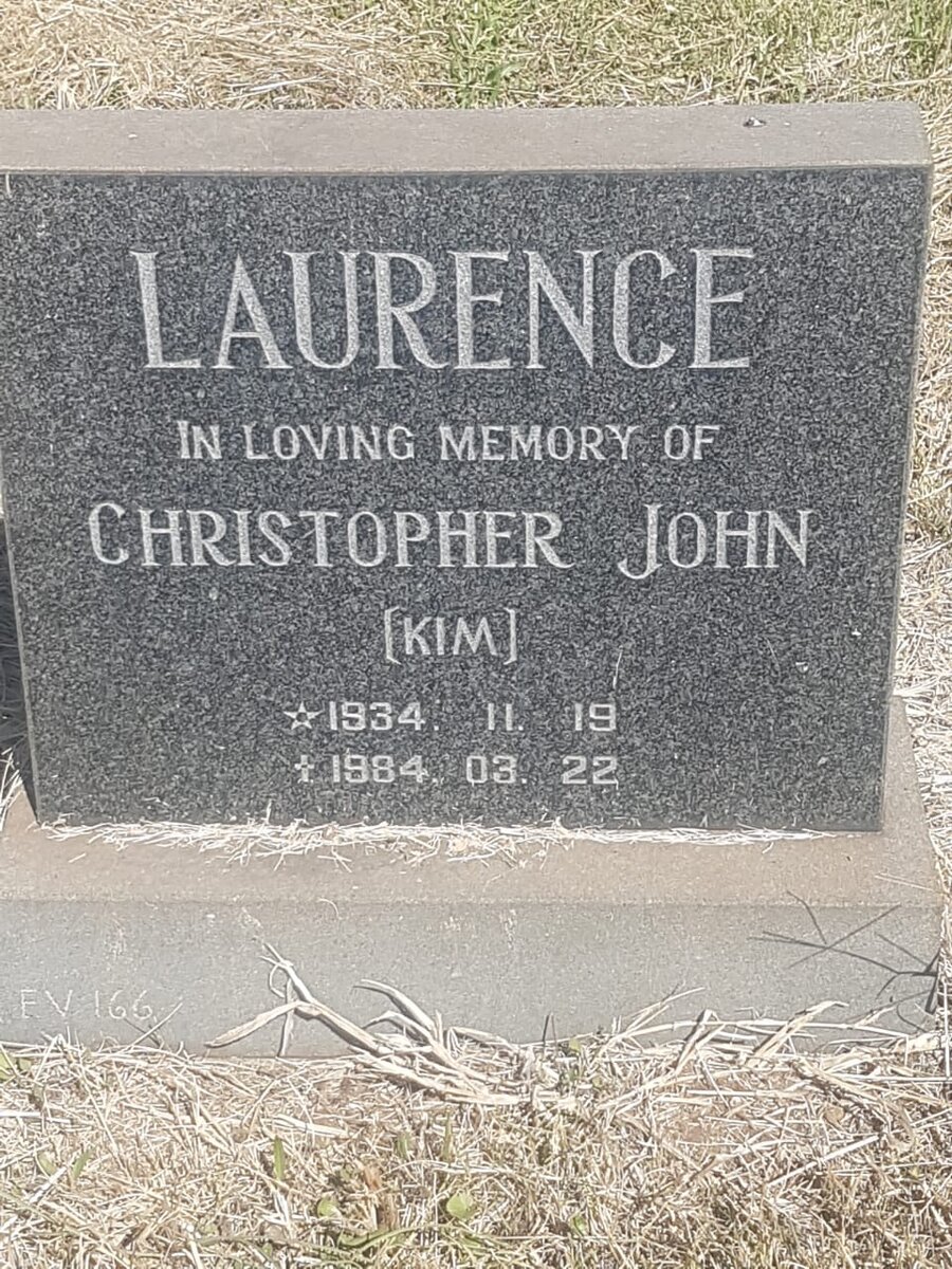 LAURENCE Christopher John 1934-1984