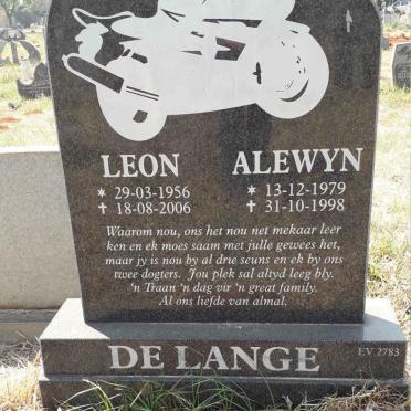 LANGE Leon, de 1956-2006 :: DE LANGE Alewyn 1979-1998