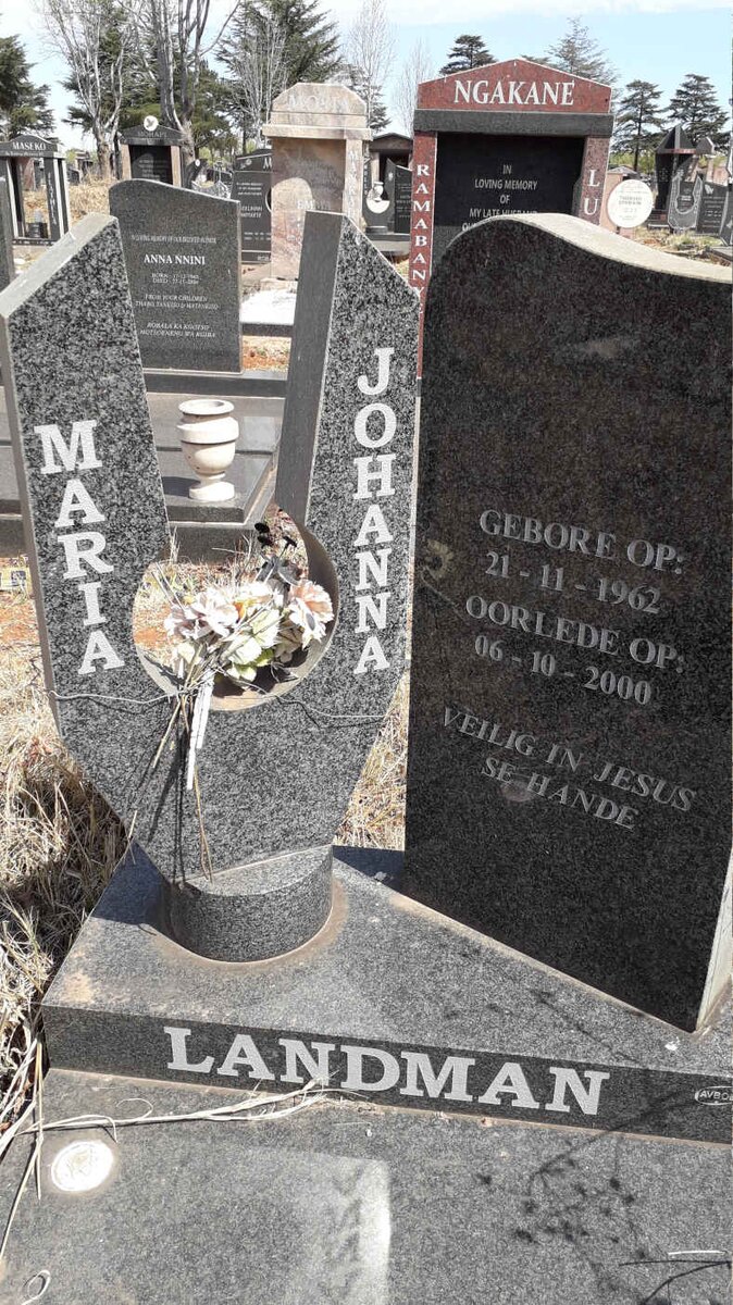 LANDMAN Maria Johanna 1962-2000