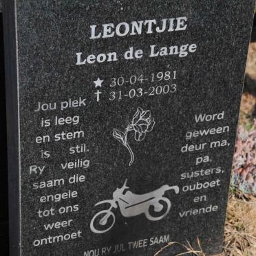 LANGE Leon, de 1981-2003