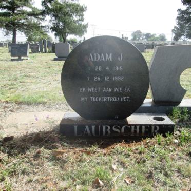 LAUBSCHER Adam J. 1915-1992