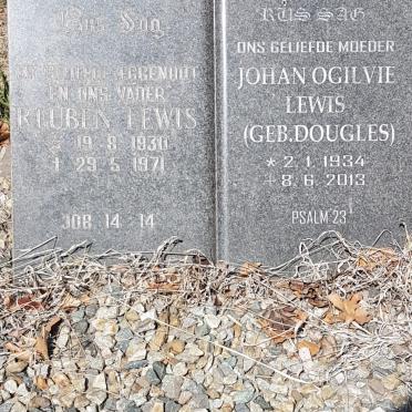 LEWIS Reuben 1930-1971 &amp; Johan Ogilvie DOUGLES 1934-2013
