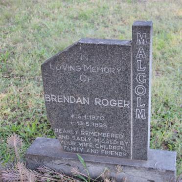 MALCOLM Brendan Roger 1970-1995