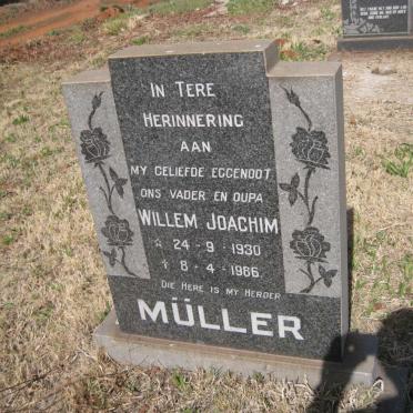 MULLER Willem Joachim 1930-1986