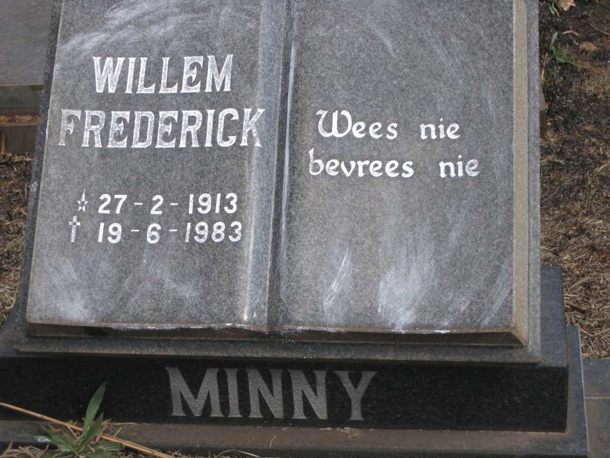 MINNY Willem Frederick 1913-1983