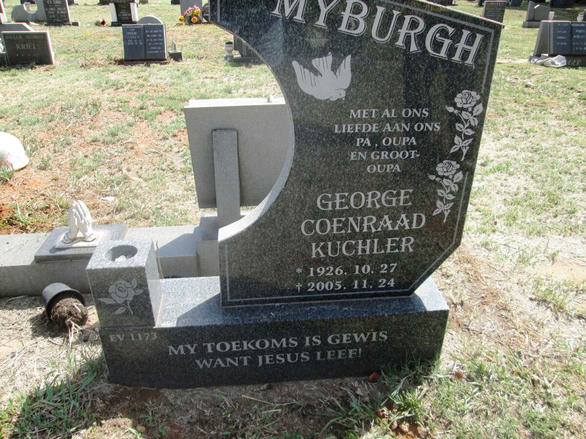 MYBURGH George Coenraad Kuchler 1926-2005