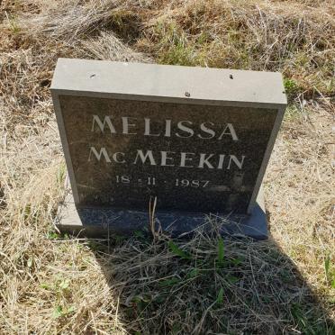 McMEEKIN Melissa 1987-1987
