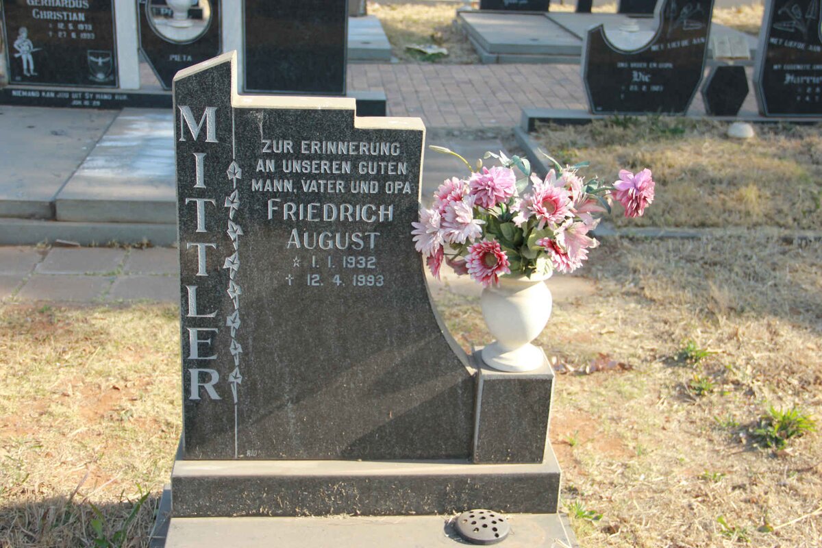 MITTLER Friedrich August 1932-1993