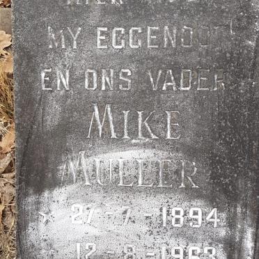 MULLER Mike 1894-1963