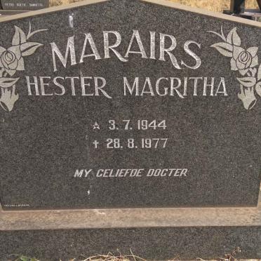 MARAIRS Hester Magritha 1944-1977