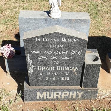 MURPHY Craig Duncan 1981-1985
