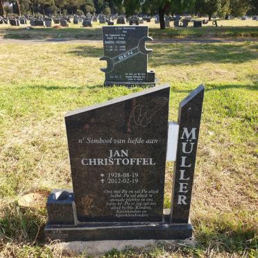 MÜLLER Jan Christoffel 1928-2012