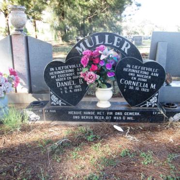MÜLLER Daniël B. 1915-1993 &amp; Cornelia M. 1925-