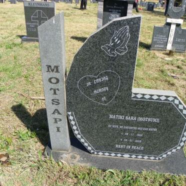 MOTSAPI Matiki Sara 1964-2008