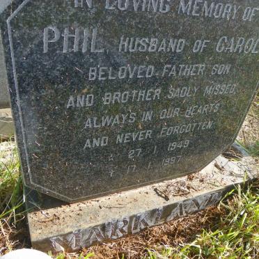 MARKLAND Phil 1949-1997