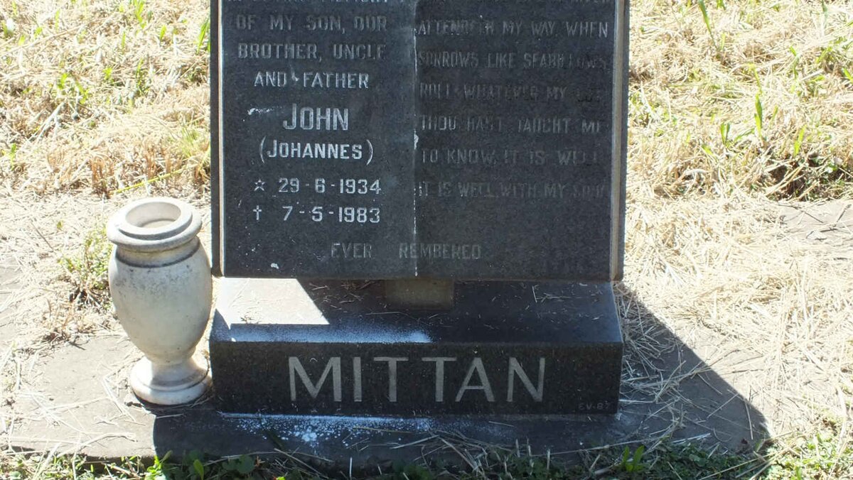 MITTAN John 1934-1983