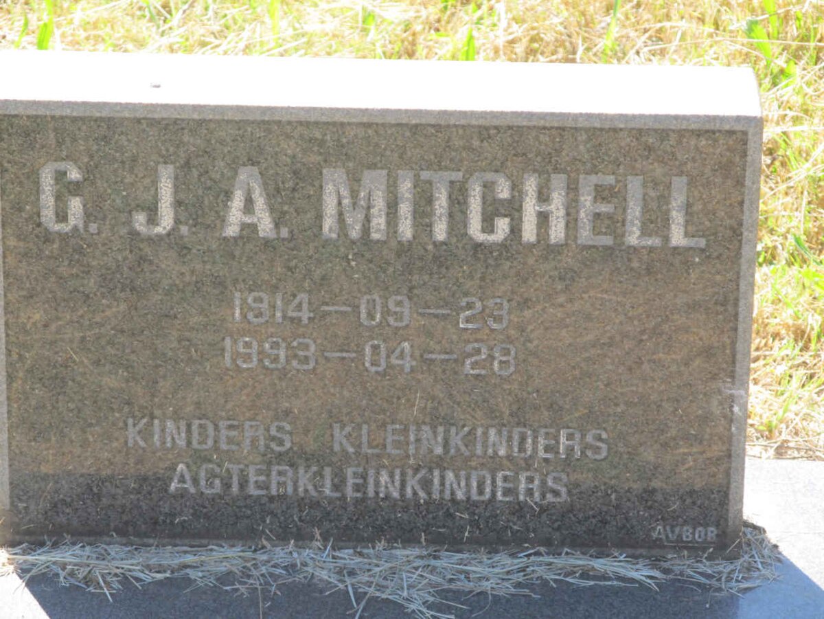 MITCHELL G.J.A. 1914-1993