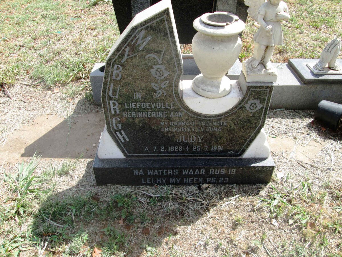 MYBURGH Judy 1928-1991