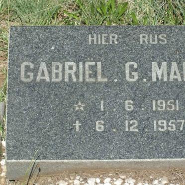 MARITZ Gabriel G. 1951-1957