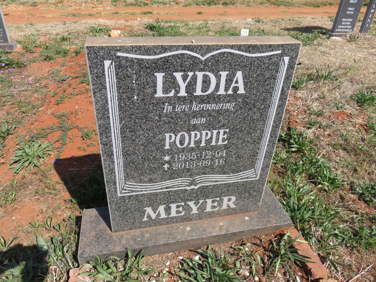 MEYER Lydia 1935-2013
