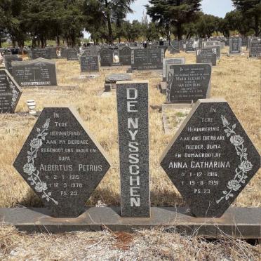 NYSSCHEN Albertus Petrus, de 1915-1978 &amp; Anna Catharina 1916-1991