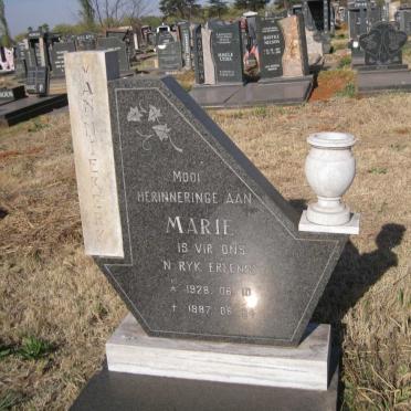 NIEKERK Marie, van 1928-1987