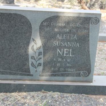 NEL Aletta Susanna 1912-1980