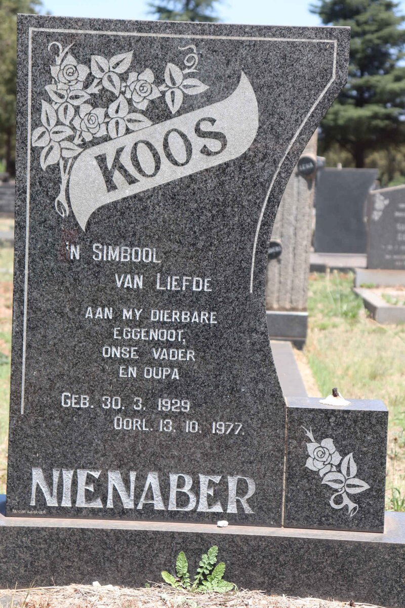 NIENABER Koos 1929-1977