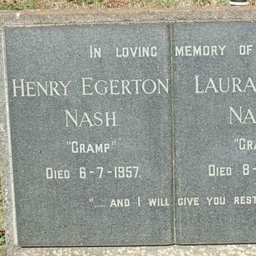 NASH Henry Egerton -1957 &amp; Laura Ionë -1957