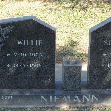 NIEMANN Willie 1904-1996 &amp; Susie 1907-1995