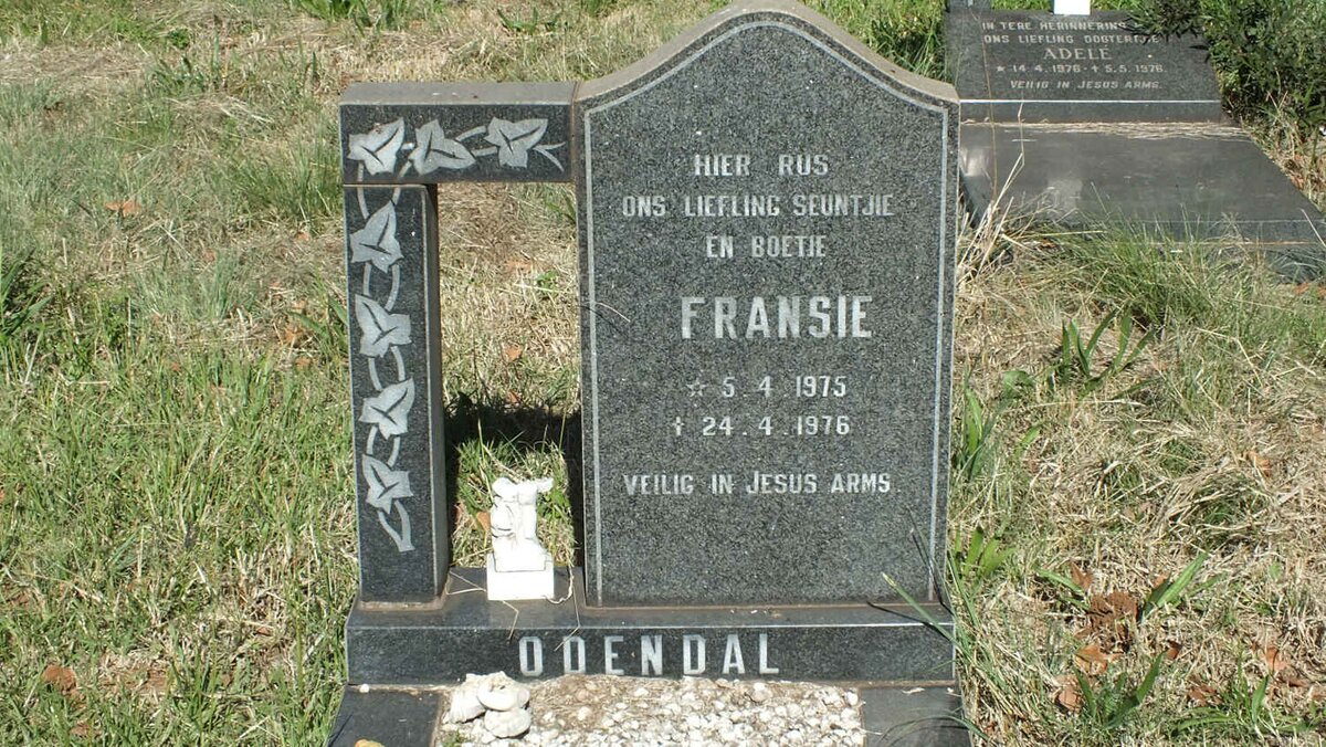ODENDAL Fransie 1975-1976