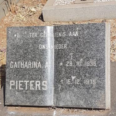 PIETERS Catharina A. 1935-1979