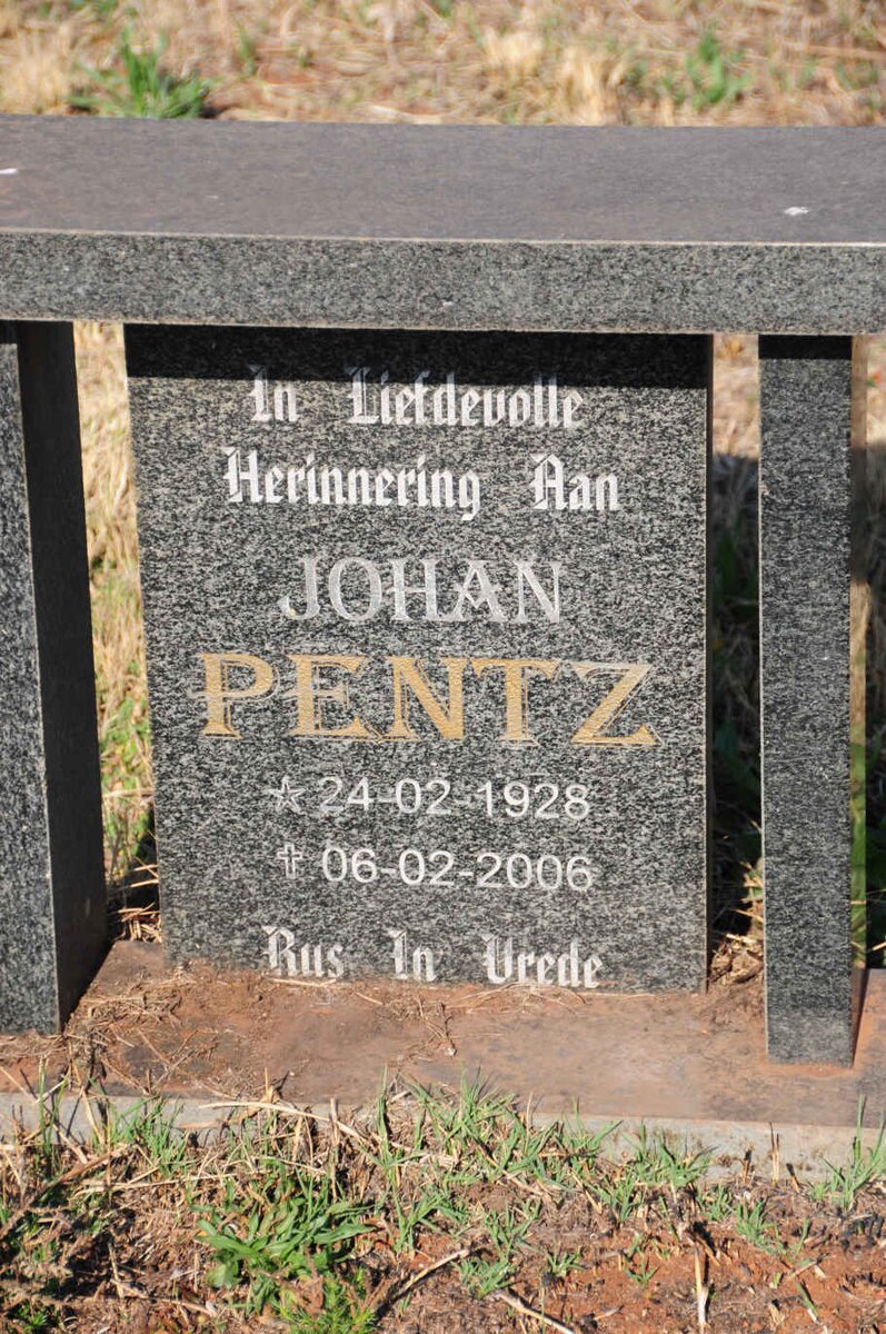 PENTZ Johan 1928-2006