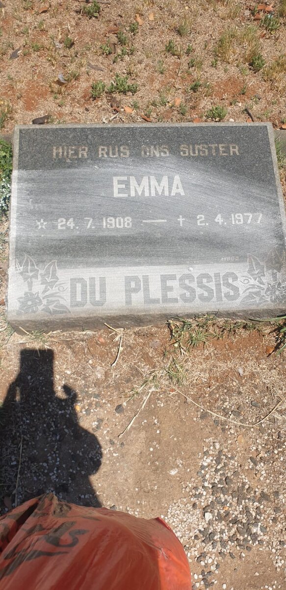 PLESSIS Emma, du 1908-1977