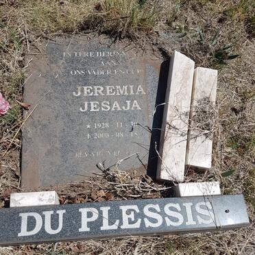 PLESSIS Jeremia Jesaja, du 1928-2000