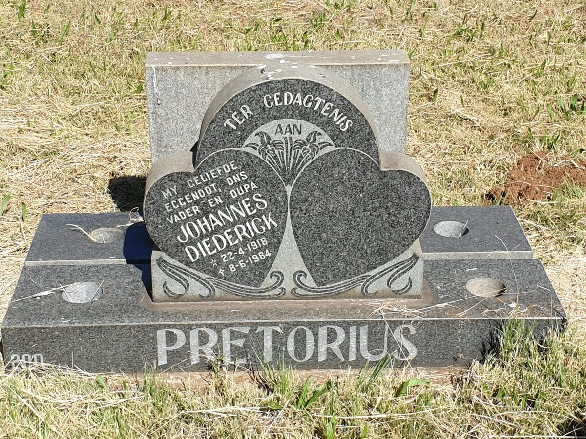PRETORIUS Johannes Diederick 1918-1984