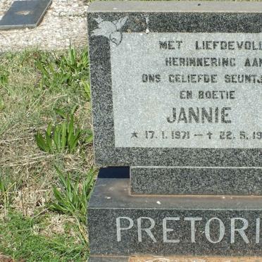 PRETORIUS Jannie 1971-1975