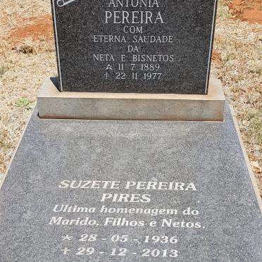 PEREIRA Antonia 1889-1977 :: PIRES Suzete Pereira 1936-2013