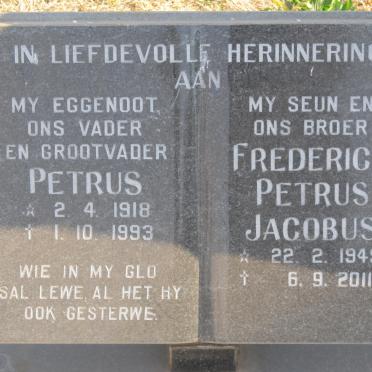 PLESSIS, du :: VAN DER MERWE