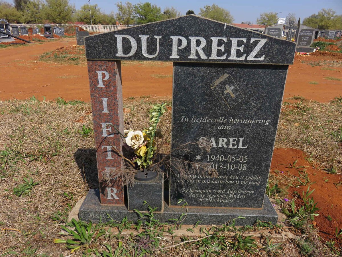 PREEZ Sarel, du 1940-2013