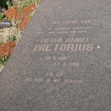 PRETORIUS Pieter Daniel 1916-1986